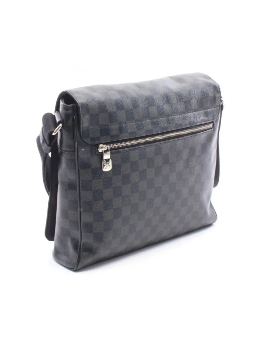 Louis Vuitton Shoulder Bag District MM NM Damier Graphite Leather